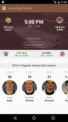 Hershey Bears android App screenshot 8